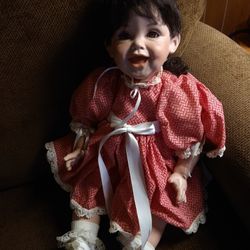 Ceramic Hand Made Doll 