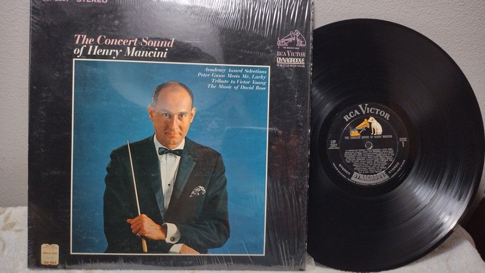 The Concert Sound of Henry Mancini 33RPM Vinyl LP 1964 RCA Victor LSP-2897