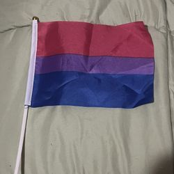 Free Handheld Bisexual Pride Flag