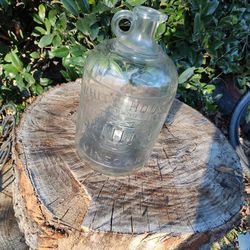 Antique 1909 White House Glass Vinegar Bottle 