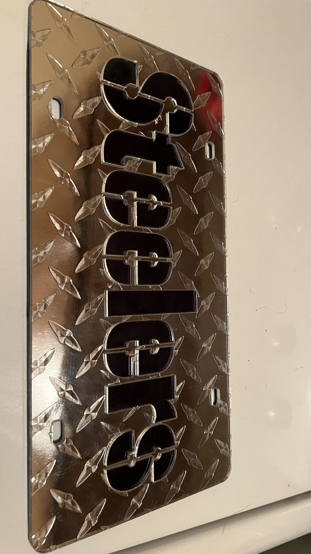 steelers license plate wall sign 
