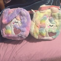 Girls Soft Fur Purse