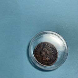 1891 Indian 1 Cent