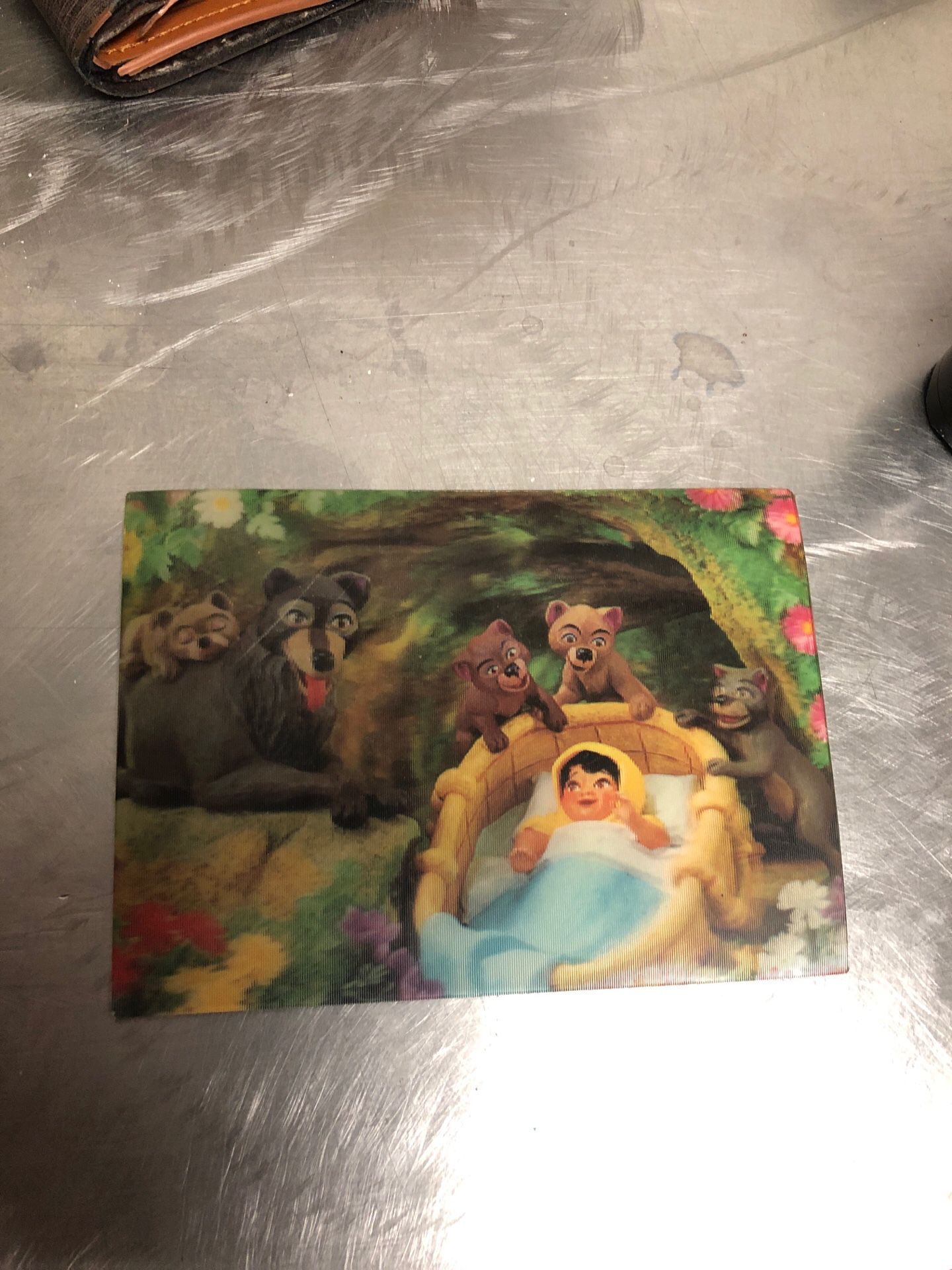 **Rare*** Disneyland 1966 Unused Post Card Hologram