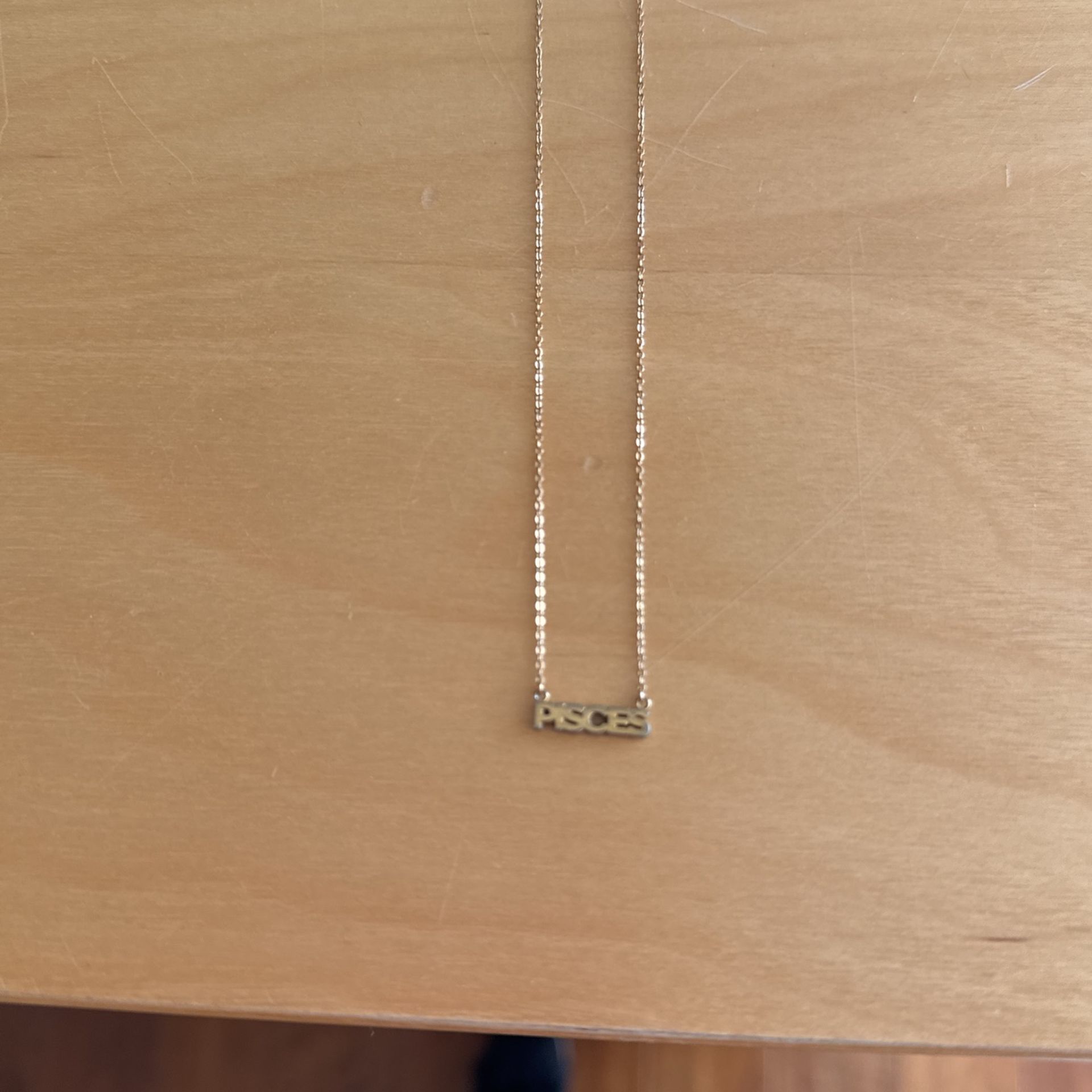 Thatch Pisces Necklace 14k Gold Filled
