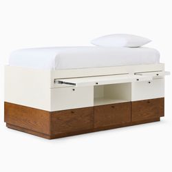 West Elm Pottery Barn Teen Captain Bed with Desk