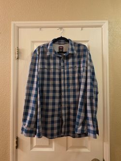 Wrangler Men's Plaid Button-Up Shirt