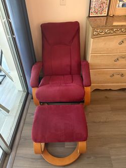Chair and ottoman