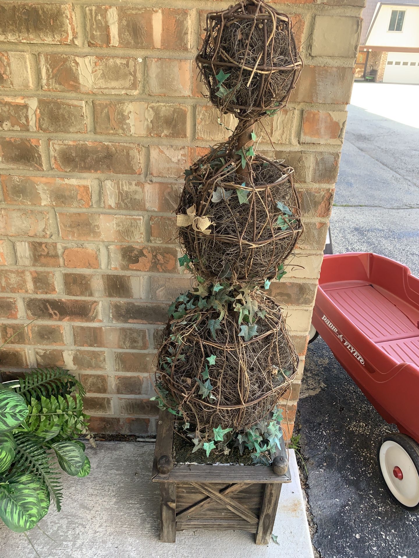 Porch Or Inside Topiary Decor