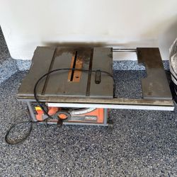 Ridgid table saw 
