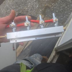 4-way CO2 gas manifold/splitter