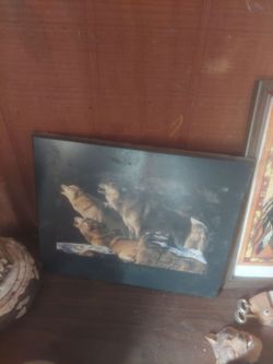 Beautiful native American decoration with mirror for wall