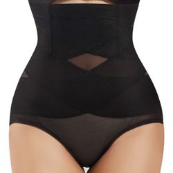 2-piece Shapewear for Women Waist Trainer Tummy Control Butt Lifter Panties Hi-waist Short Stomach Body Shaper Cincher Girdle