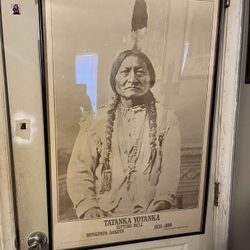 Chief Sitting Bull 1973 Vintage Poster