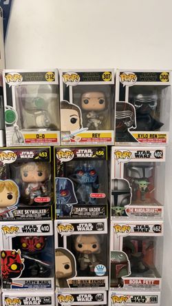 Funko Pop figure collection