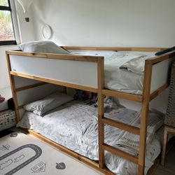 Bunk Bed With Slide- Perfect For Toddlers And Kids
