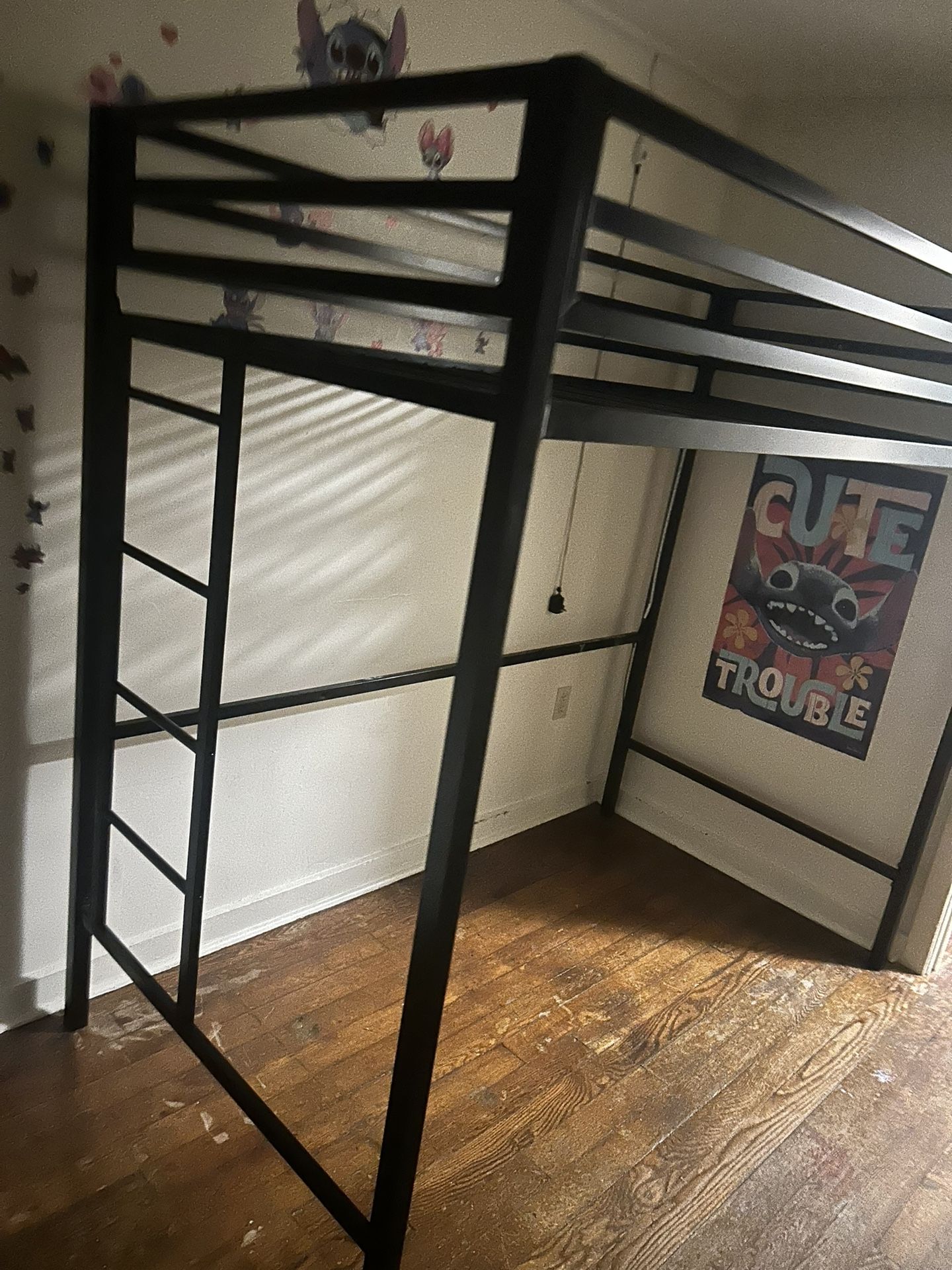 Twin Size Loft Bed For Kids