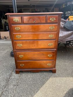 Dresser with Brass Hardware
