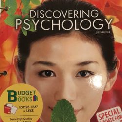 Discovering Psychology Sixth Edition