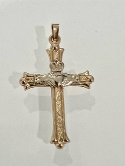 14KT Yellow Gold Cross Pendant