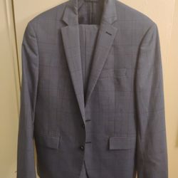 Ryan Seacrest Distinction Macy's Mens Suit Size 40 S