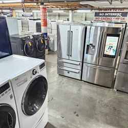 Huge Sale Store Full Of Nice Refurbished Appliances Free Warranty Only44for Financing 90day TO Pay 