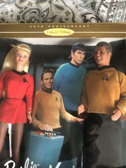 Star Trek  Barbie &Ken 30th Yr An Collector Item