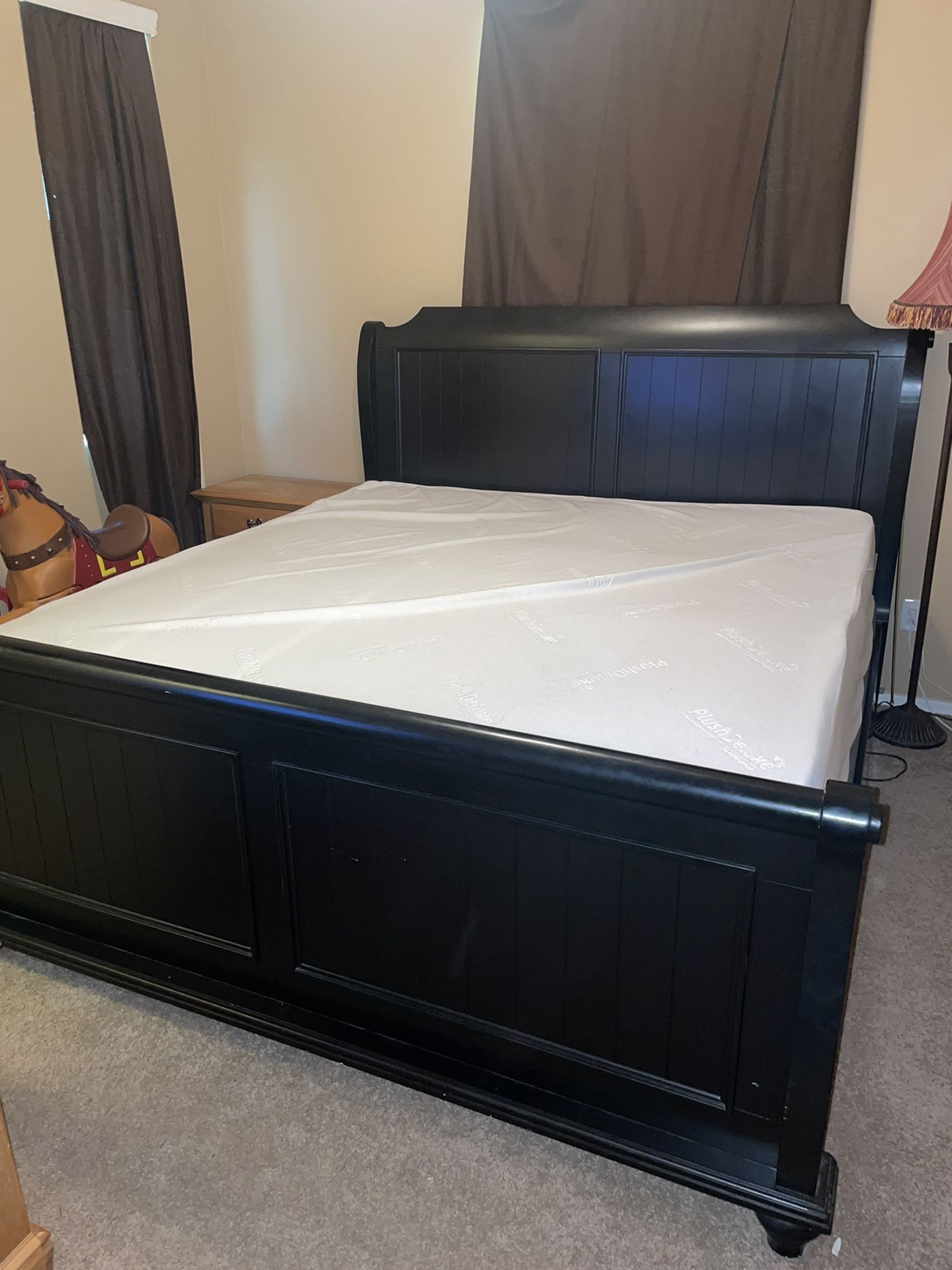 King Bed Frame Black