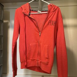 Pink Zip Up Hoodie