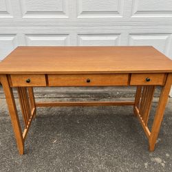 Mission style desk from Target