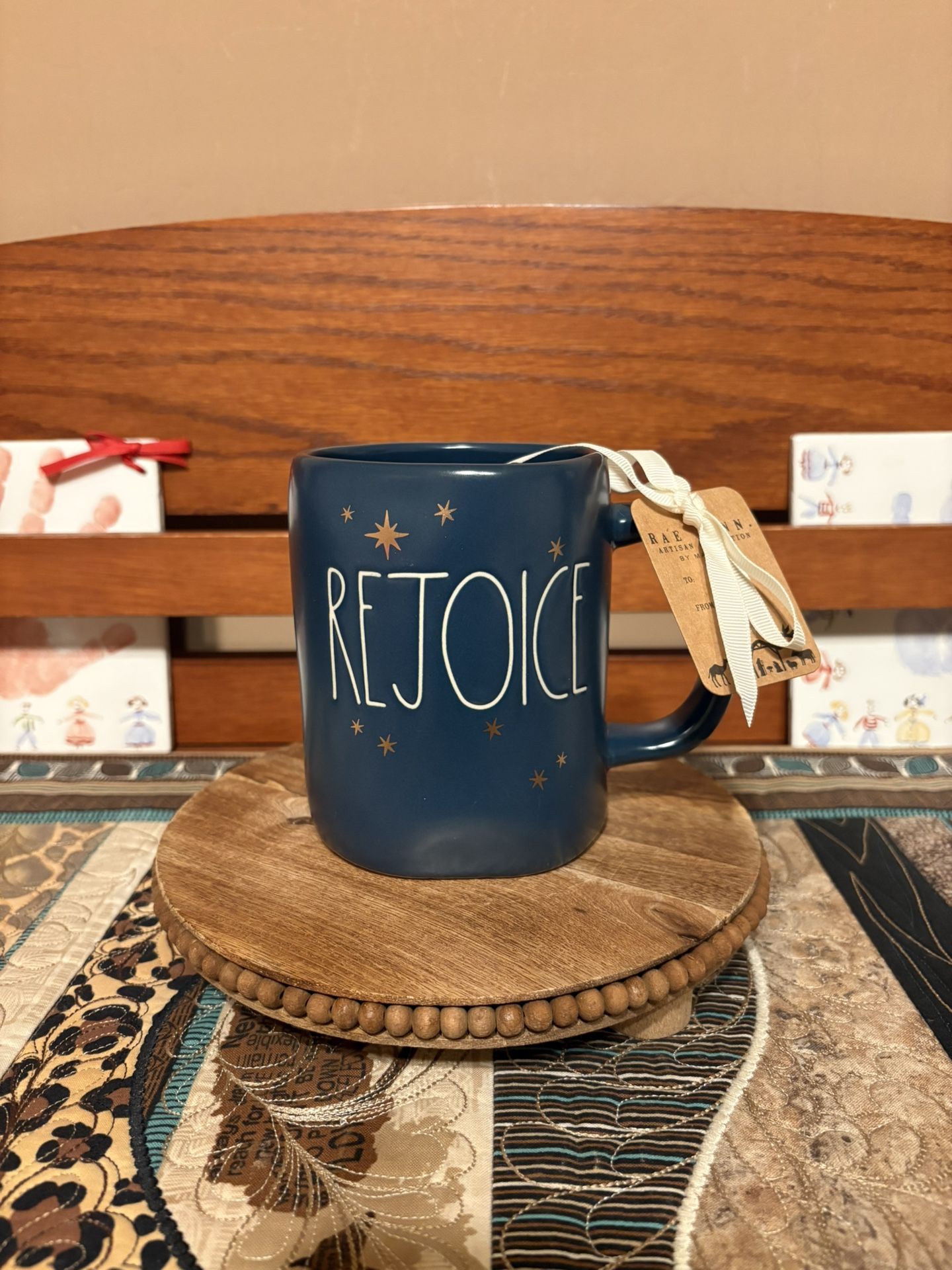 Rae Dunn Rejoice Mug