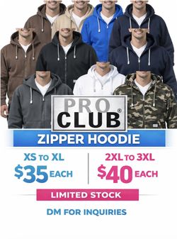 Pro Club Zipper Hoodie