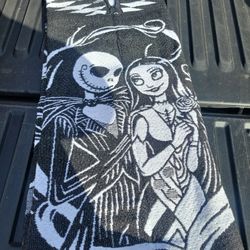 Jack And Sally Nightmare Before Christmas  Poncho