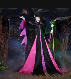 6.5 ft maleficent animatronic Halloween movie prop sleeping beauty disney