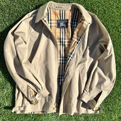 Vintage Burberry Harrington Jacket L