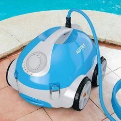 #051705 Kuppet Automatic Robotic Pool Vacuum Cleaner Ideal for Small/Medium Pools with a Flat Floor or Slope, Ultra Light(In the box)