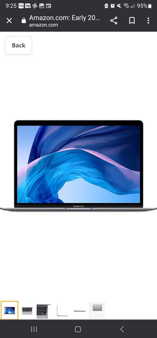 2020 Apple MacBook Air with 1.1GHz Core i3 (13 inch, 8GB RAM, 256GB SSD)
and Touch Id