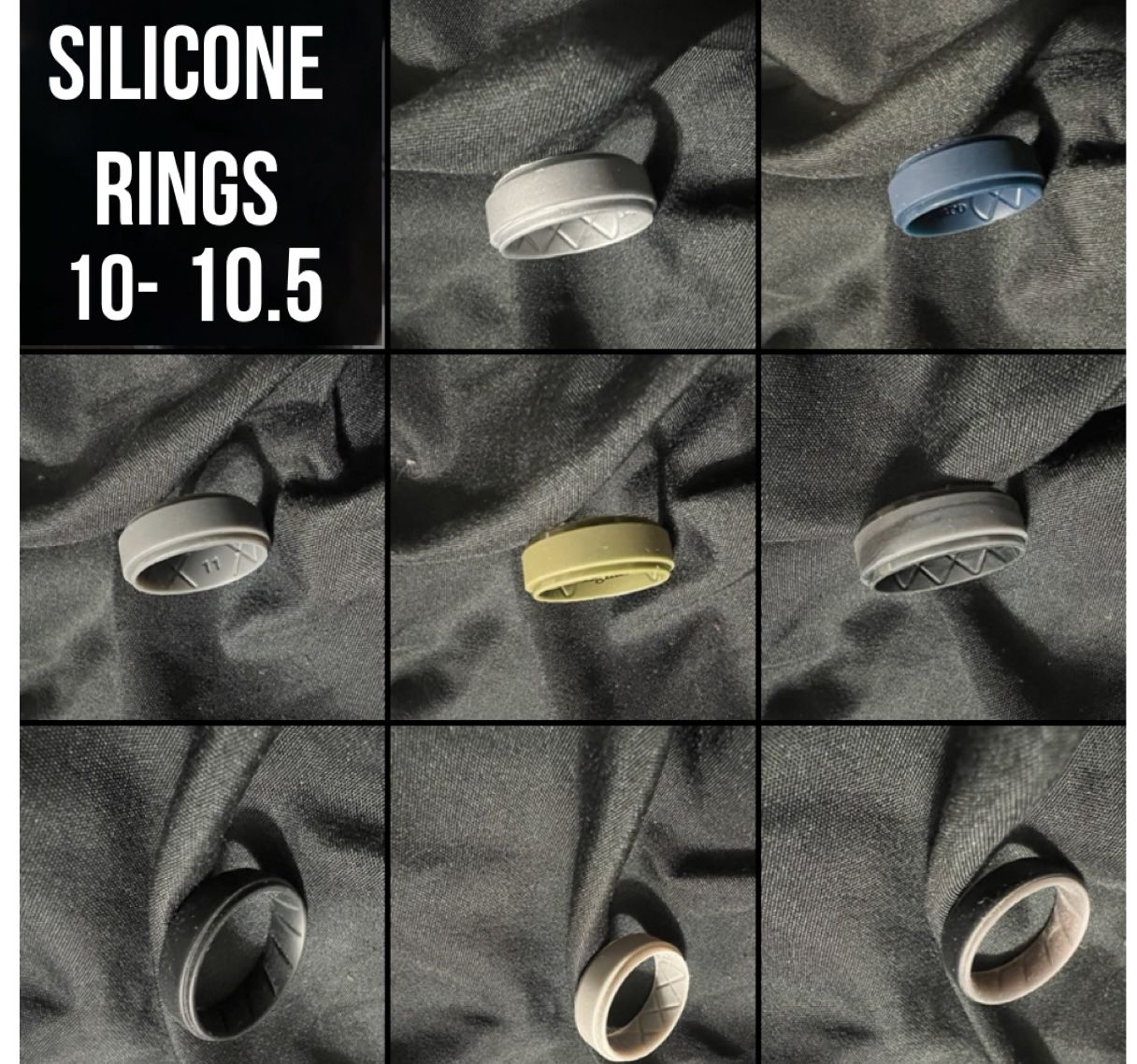 Men’s Silicone Wedding Band $7 Ea.