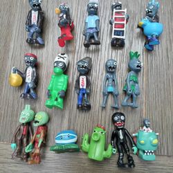 Plants Vs Zombies PVC Lot For $5