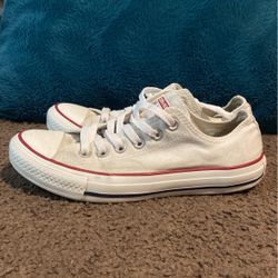 White Converse Size 7 Women