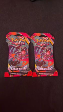 2 Pack Chaos Rising Booster Pack