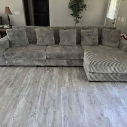 Soft Custom Corduroy Sectionals Available 