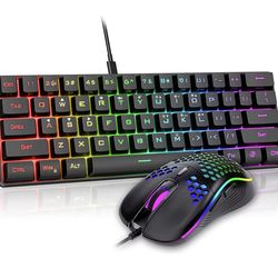 RGB Gaming Keyboard & Mouse Combo (LED Backlit)