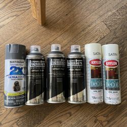 Assorted Spray Paint & Primer