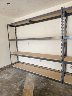 4 Tier Boltless Shelving 96 in W x 18 in D Warehouse Garage Storage Container Shed Rack Delivery Available