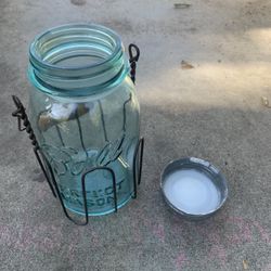 Antique Ball Mason Jar blue $40