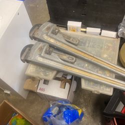 24” Ridgid Aluminum pipe wrench in excellent condition