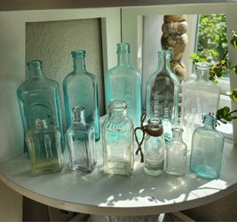 Vintage Misc Glass Bottles