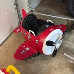 Toddler Driveable Plane with remote control 