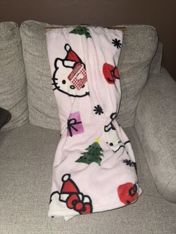 Hello kitty Christmas Blanket